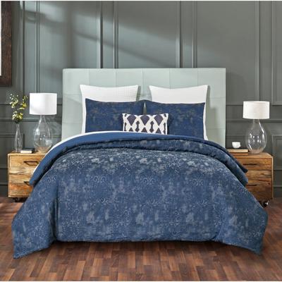 Better Trends Vincent Collection Poly/Cotton Damask Comforter Set with Sham-Supper Absorbent, Machine Washable, Tumble Dry