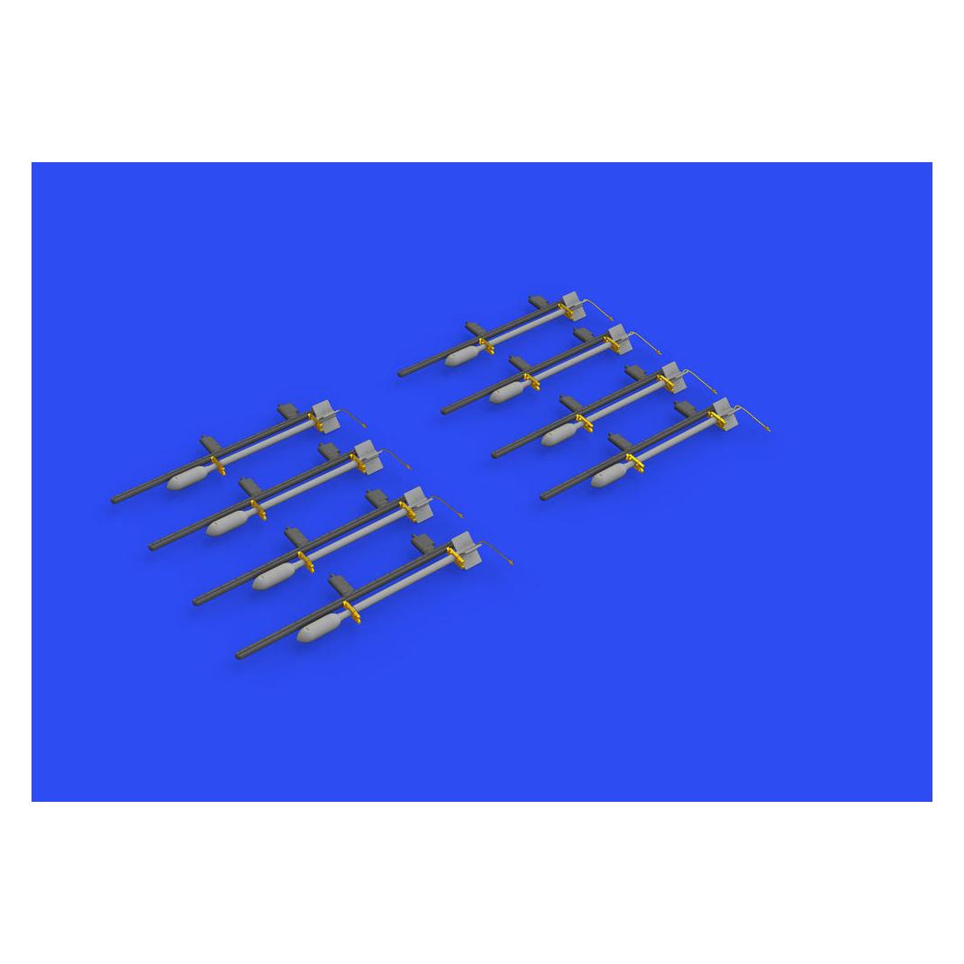 Eduard RP-3 60lb rockets for Tempest Mk.II 1/48 for /SPECIAL HOBBY (648641)