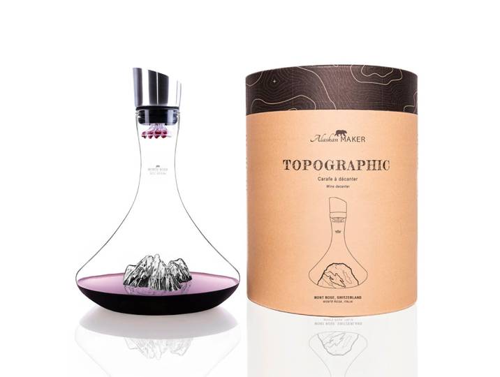 Carafe à décanter le vin monte rosa