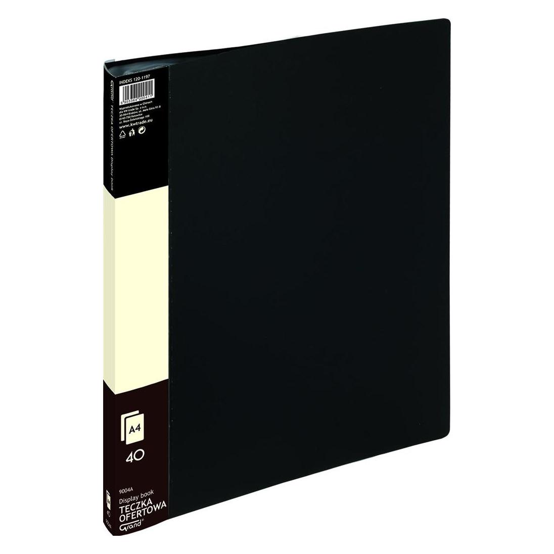 KW Trade Angebotsmappe mit 40 schwarzen Hemden (198080) (A4) (198080)