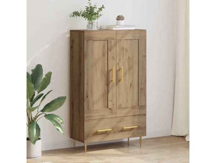 LE SOLDE Haut Armoire/Vaisselier Haut - PARAJ - Armoire haute salon - avec tiroir Chêne artisanal 69 5x31x115cm@52755