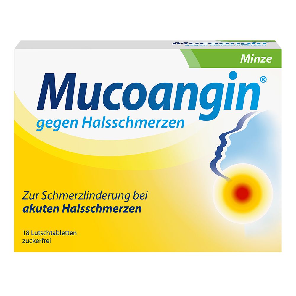 Mucoangin Minze 20 mg Lutschtabletten 18 St