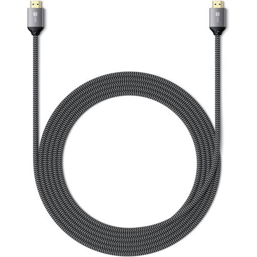 Satechi HDMI Anschlusskabel HDMI-A Stecker 2m Grau ST-8KHC2MM 8K UHD HDMI-Kabel
