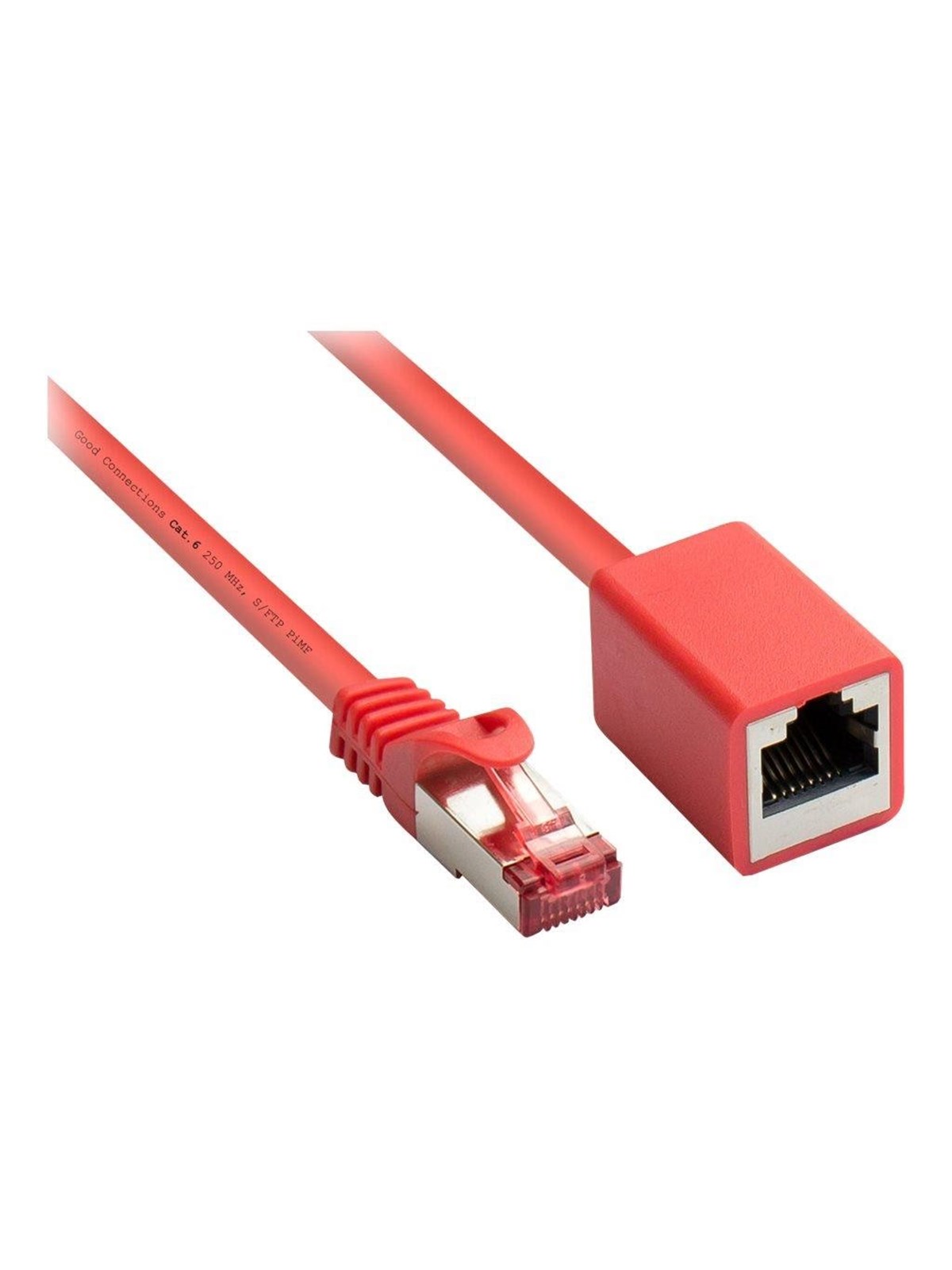 Alcasa electronik Good Connections RNS patch extension cable - 3 m - red - Rot - 3m
