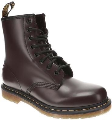 Dr Martens 1460 8 Eye - Womens UK 5 US 7 Burgundy Boot Medium
