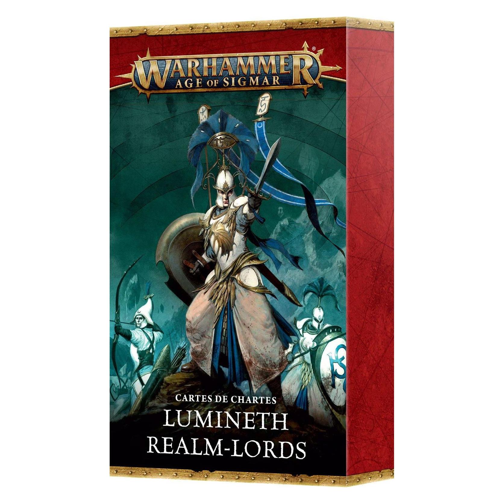 Games Workshop Warhammer AoS - Warscroll Cards V.4 : Lumineth Realm-lords (Fr) (Karton) (01050210005)