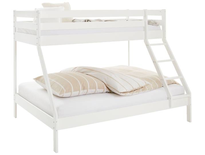 Linea Natura Etagenbett MIKE, Weiß, Holz