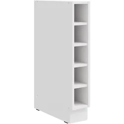 Küchen Unterschrank Regal 15 cm Weiß Küchenzeile Küchenblock Küche Einbauküche
