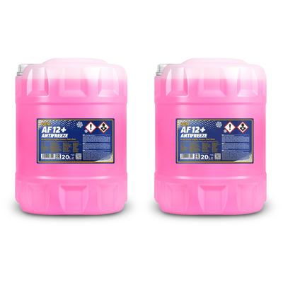 Mannol 2x 20 L Antifreeze AF12+ (-40) Longlife Kühlerfrostschutz [Hersteller-Nr. MN4012-20]