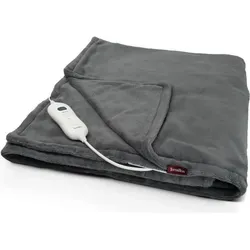 Terraillon, Heizdecke, COZY DARK GREY Wärmedecke (160 x 120 cm)
