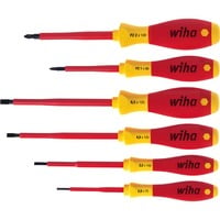 Schraubendreher-Set SoftFinish electric, 6-teilig rot/gelb