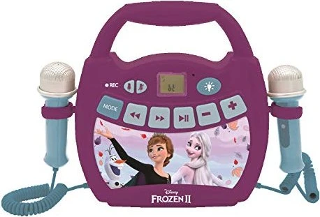 Lexibook Disney Frozen Light Bluetooth-Lautsprecher mit Mikrofonen und wiederaufladbarem Akku