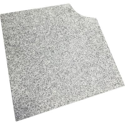 Beckenrandstein KWAD "Cristal Grey", grau (grau – g603), B:300cm H:3cm L:400cm, Granit, Bausteine, Granitumrandung für verschiedene Poolgrößen