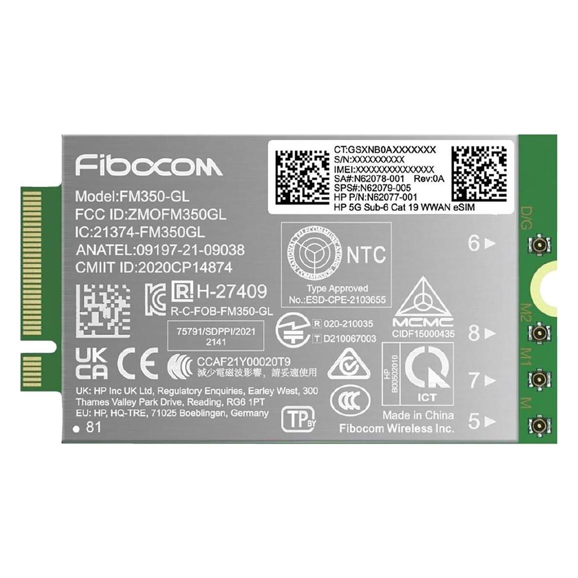 HP 5G Sub-6 Cat 19 WWAN (AM5R4AA)