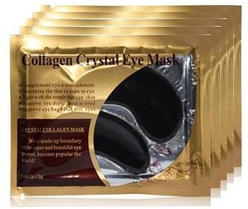 Cozy Casa Charm Luxury Gold Collagen Eye Mask Hydrogel Under Eye Patches For Firming & Moisturizing black