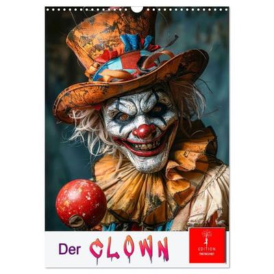 Der Clown (Wandkalender 2027 DIN A3 hoch), CALVENDO Monatskalender