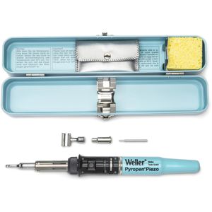 Weller Lötkolben T0051605999, Pyropen Piezo, Set, gasbetrieben, Temperatur 250 bis 650°C