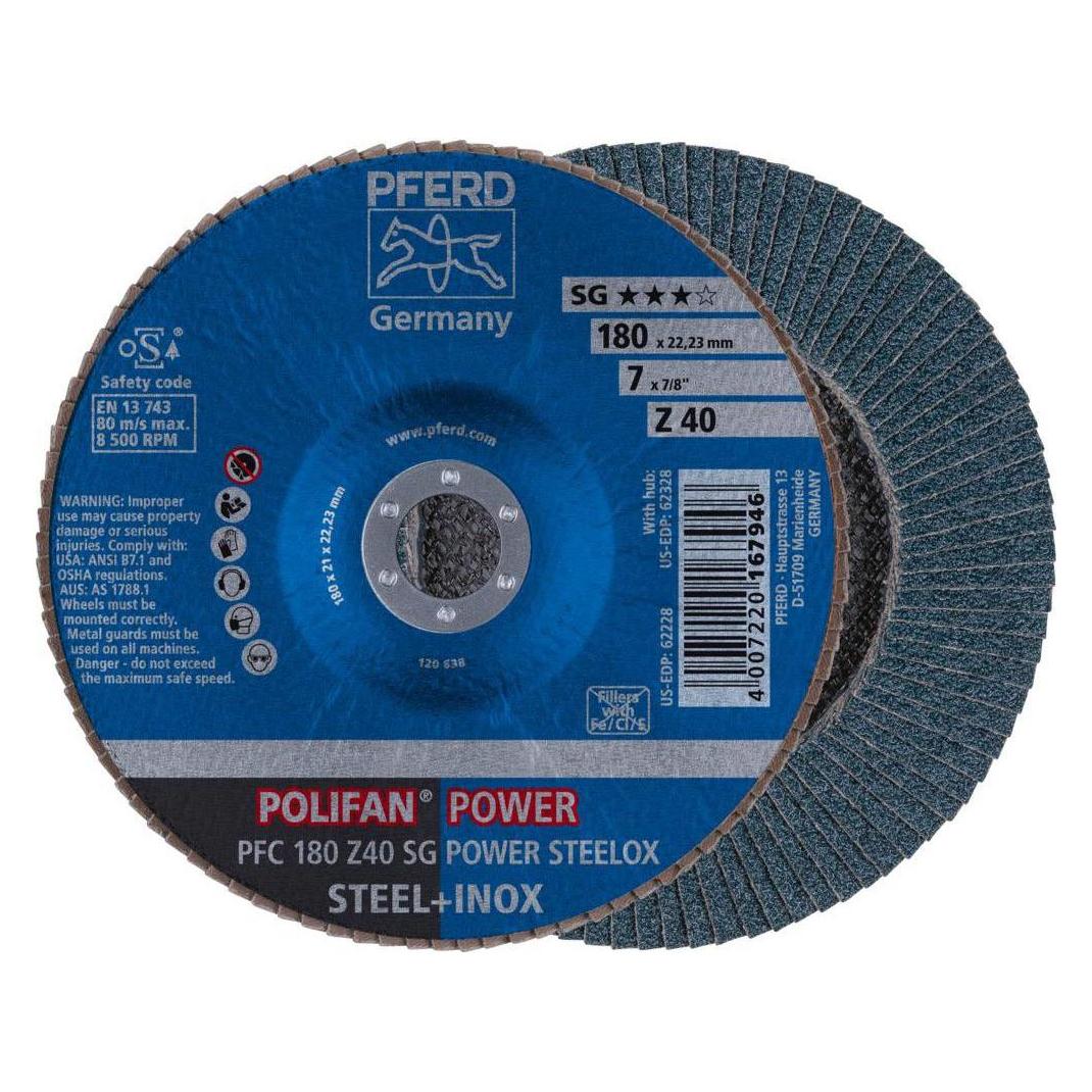 Pferd POLIFANFächerscheibe PFC 40 SG POWER STEELOX (120) (67784185)
