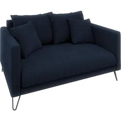 2-SITZER-SOFA Harmony Marineblau Chenille