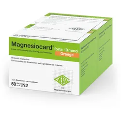 Magnesiocard forte  Orange 10mmol 100 St Pulver zur Herstellung einer Lösung zum Einnehmen