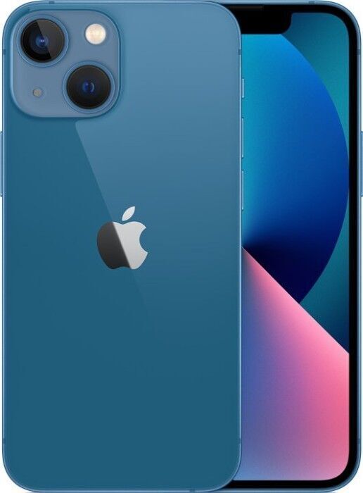 Apple iPhone 13 Mini   128 GB   Dual-SIM (eSIM, Nano-SIM)   blau - Refurbished