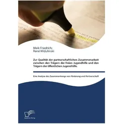 Friedrich:Zur Qualität der partnerschaf, Fachbücher von René Widulinski, Maik Friedrich