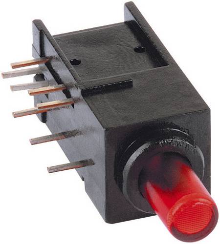 Mentor 1844.6835 R-T Drucktaster 60V DC/AC 0.5A 2 x Ein/(Ein) tastend Grün 1St.