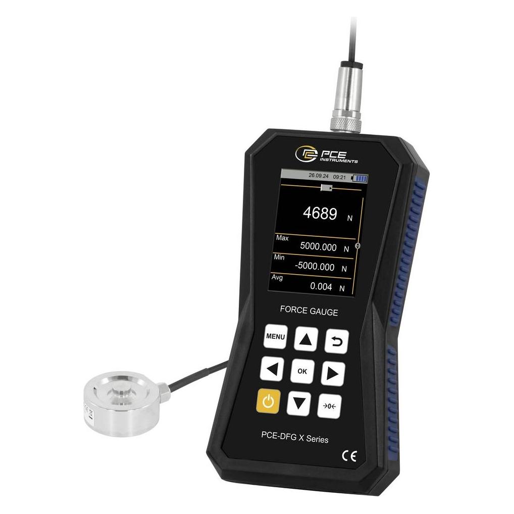 PCE Instruments PCE-DFG 5K XF Kraftmessgerät 0 - 5000 N Werksstandard (ohne Zert (Kraftmessgerät) (PCE-DFG 5K XF)