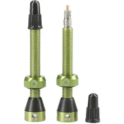 TUBOLIGHT Tubeless Ventil Set universal Aluminium | 50 mm | grün