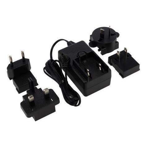 RS PRO Steckernetzteil Austauschbares AC-DC-Netzteil 12W, 100 240V ac, 12V dc / 1A, Universal-Stec (2519230)