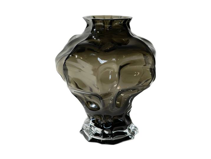 Hein Studio Ammonit Vase 30 cm New Smoke