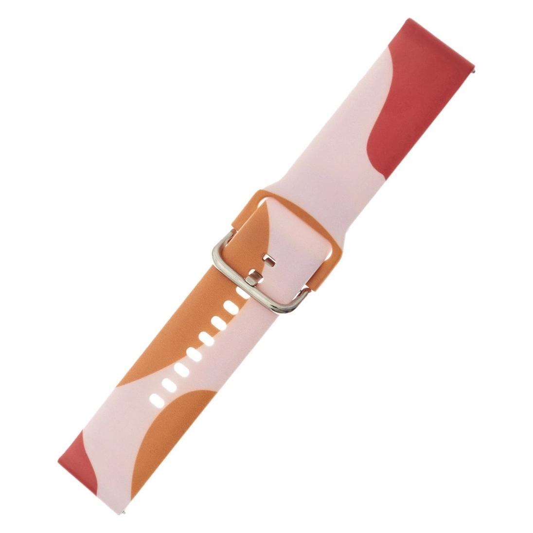 Hurtel Strap Moro Band For Samsung Galaxy Watch 46mm Silicone Strap Watch Bracelet Pattern 12 (22 mm, Kunststoff, Silicone) (1404978613)