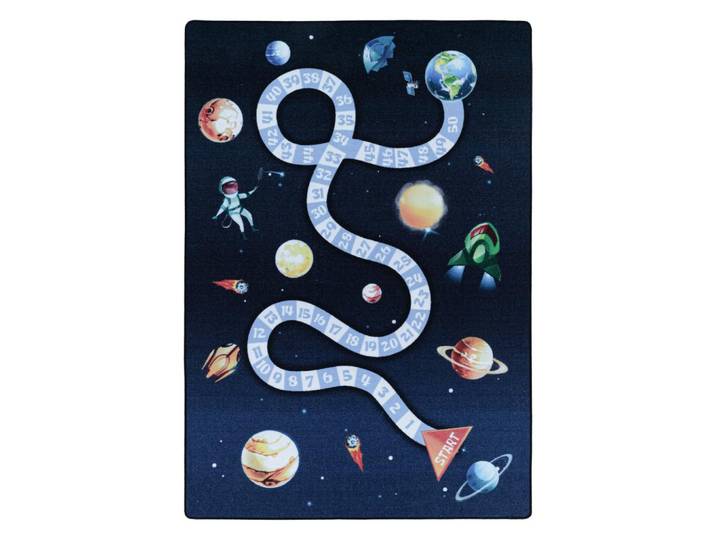 Spielteppich Weltraum Dunnkelblau Play 160x230 cm