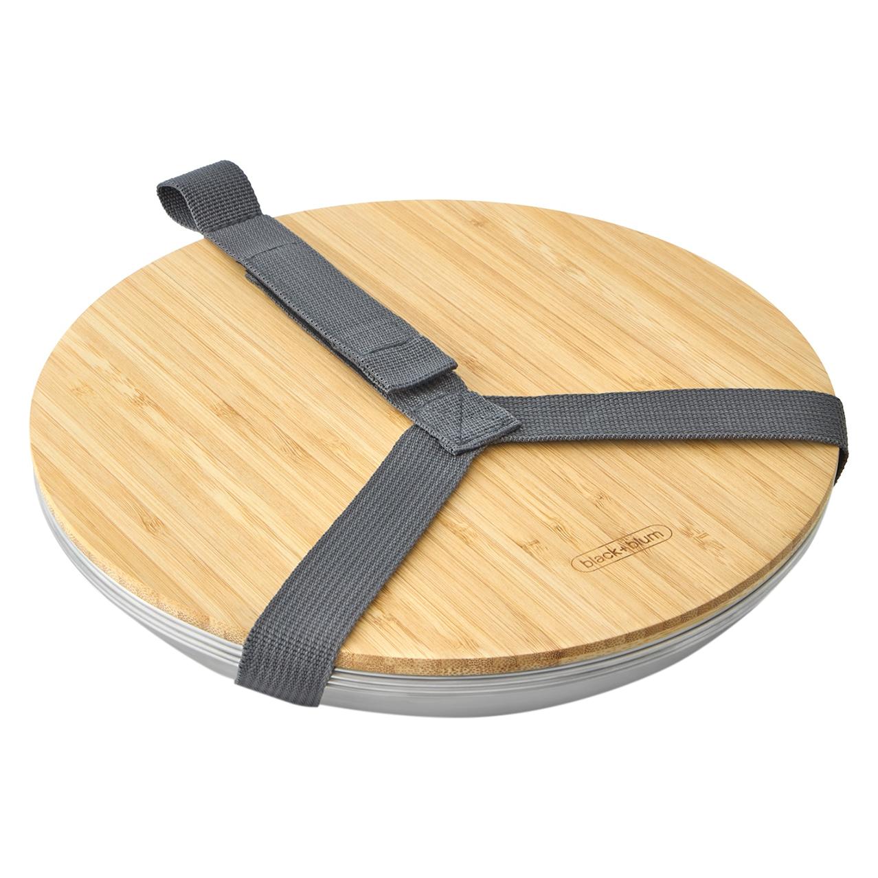 Black + Blum Steel Plate Set - Edelstahl-Teller (OL-PLATE001)