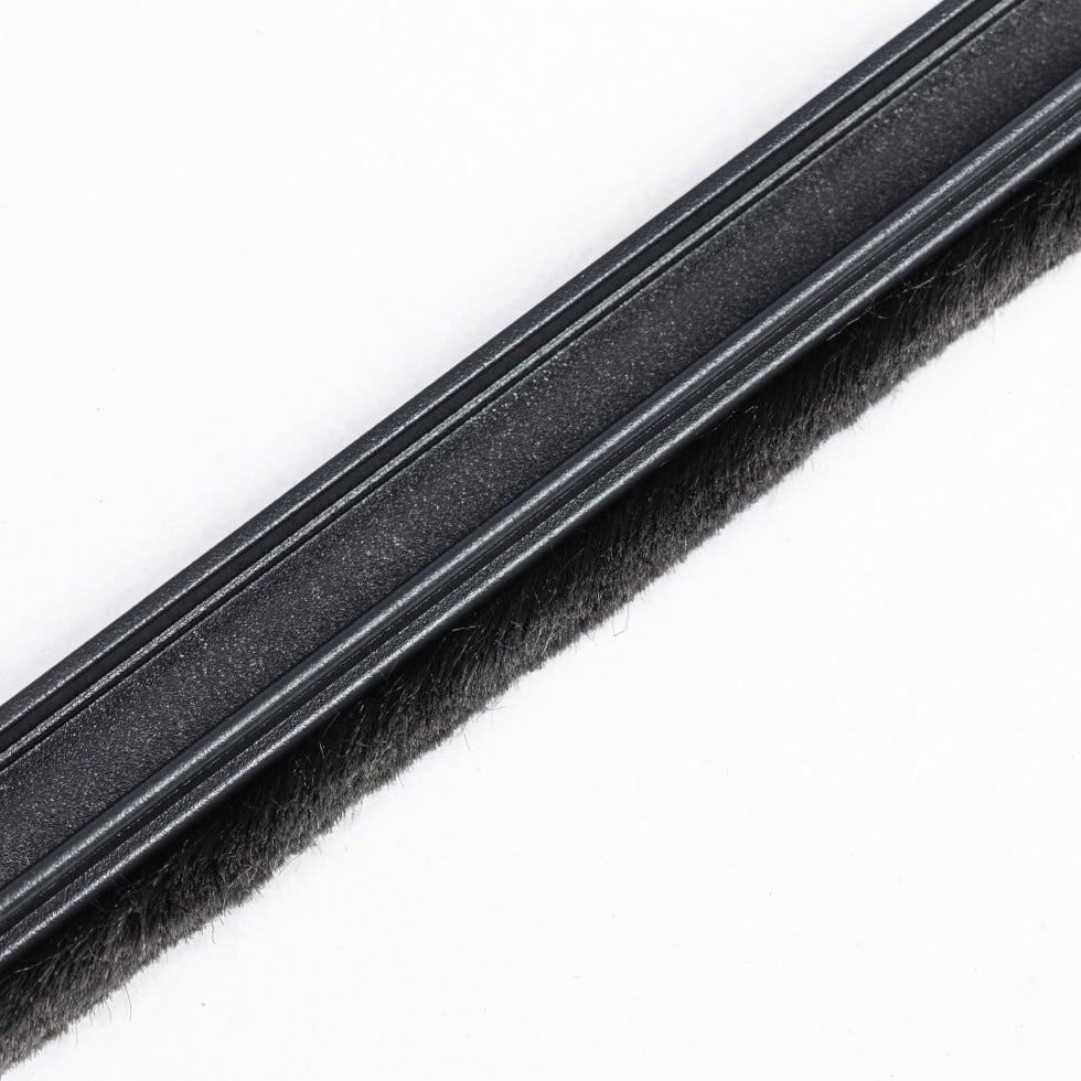 Telluria Zugluft Bürstenprofil inkl. Mitnehmer für Glasschiebewand SIN4836 granitgrau