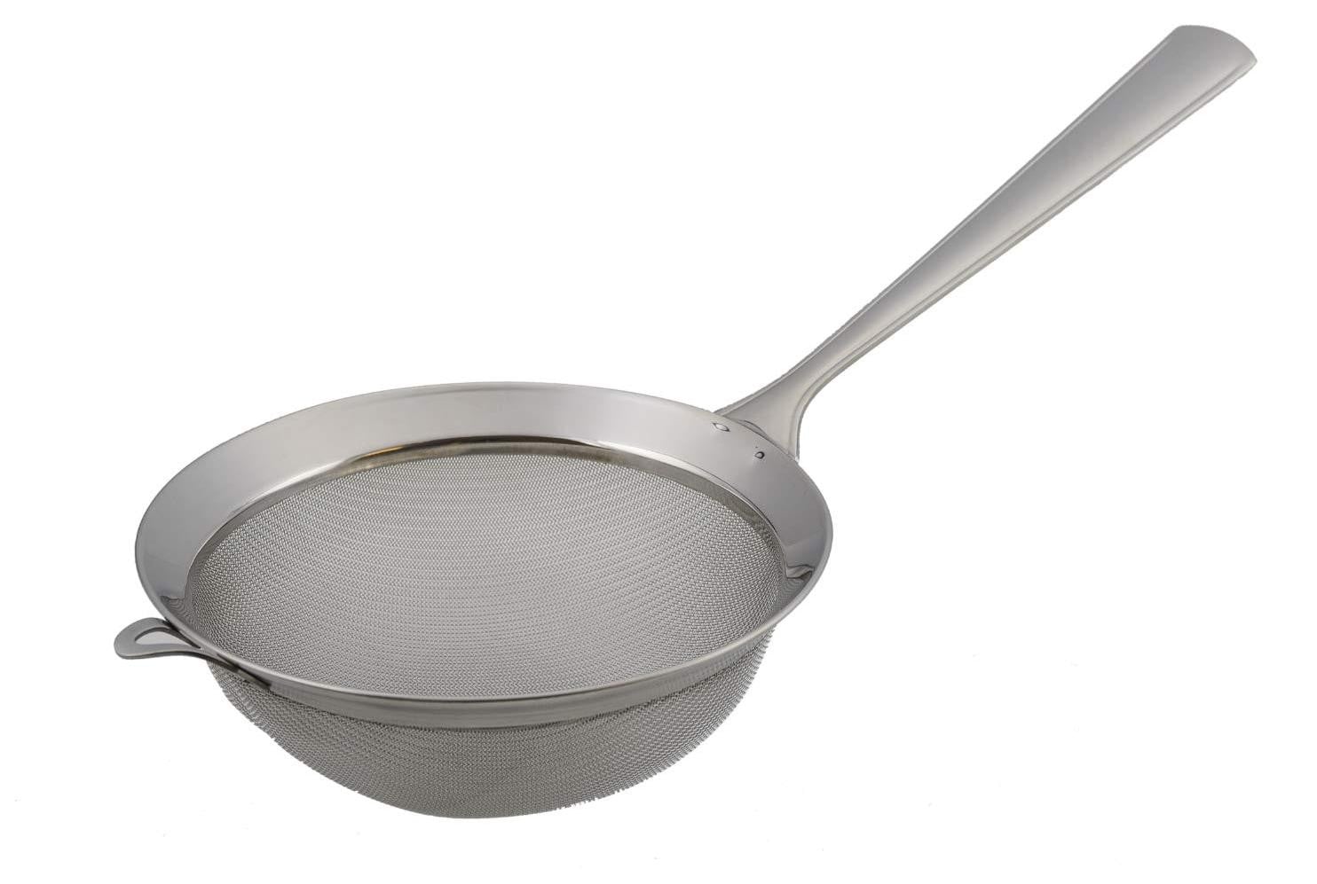 Dripio RVS zeef met handvat, keukenhulp, 16 cm