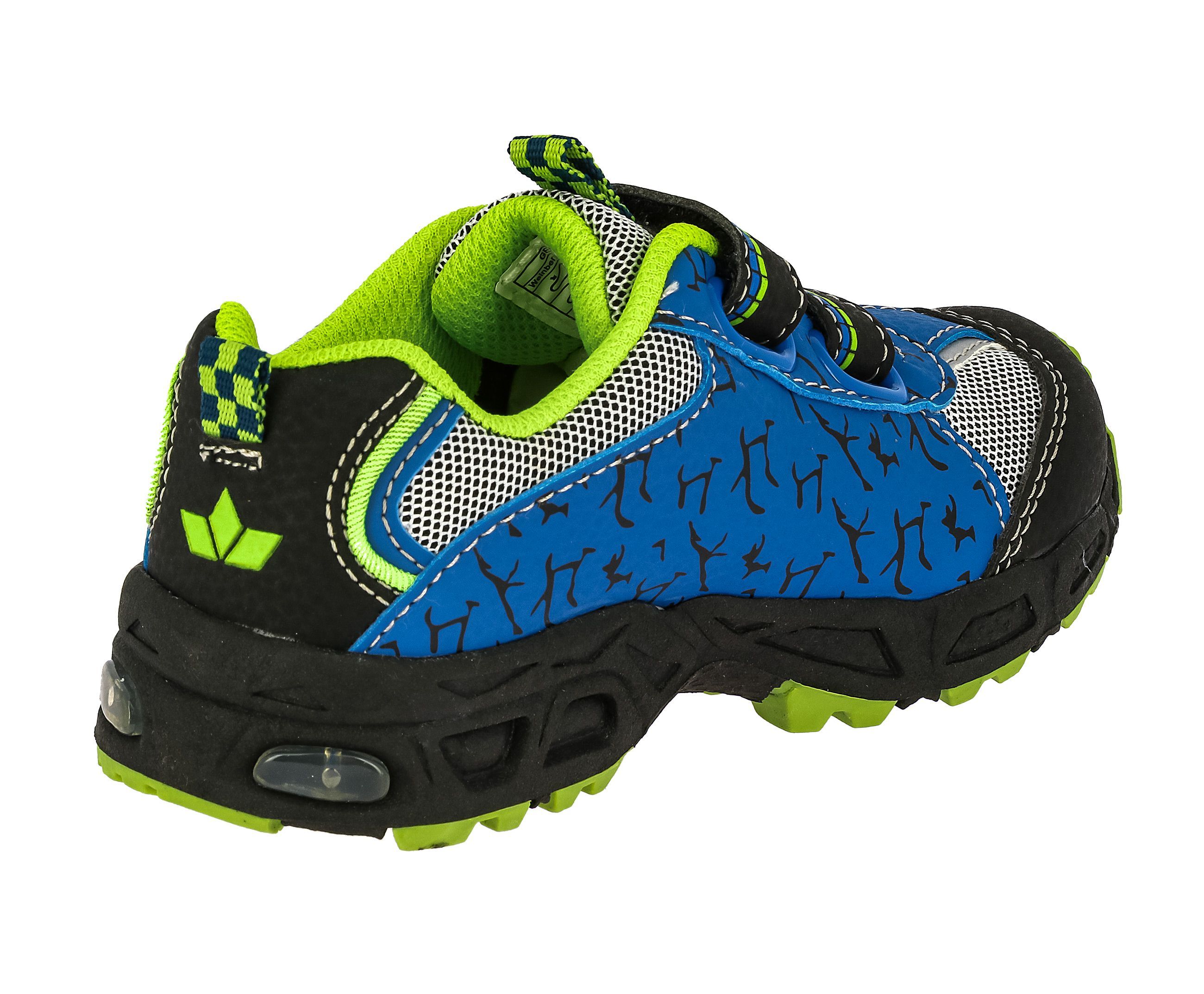 Sneaker LICO "Freizeitschuh Loader V Blinky", Jungen, Gr. 30, Textil, blau, Synthetik, Schuhe Sneaker blau 30, Textil