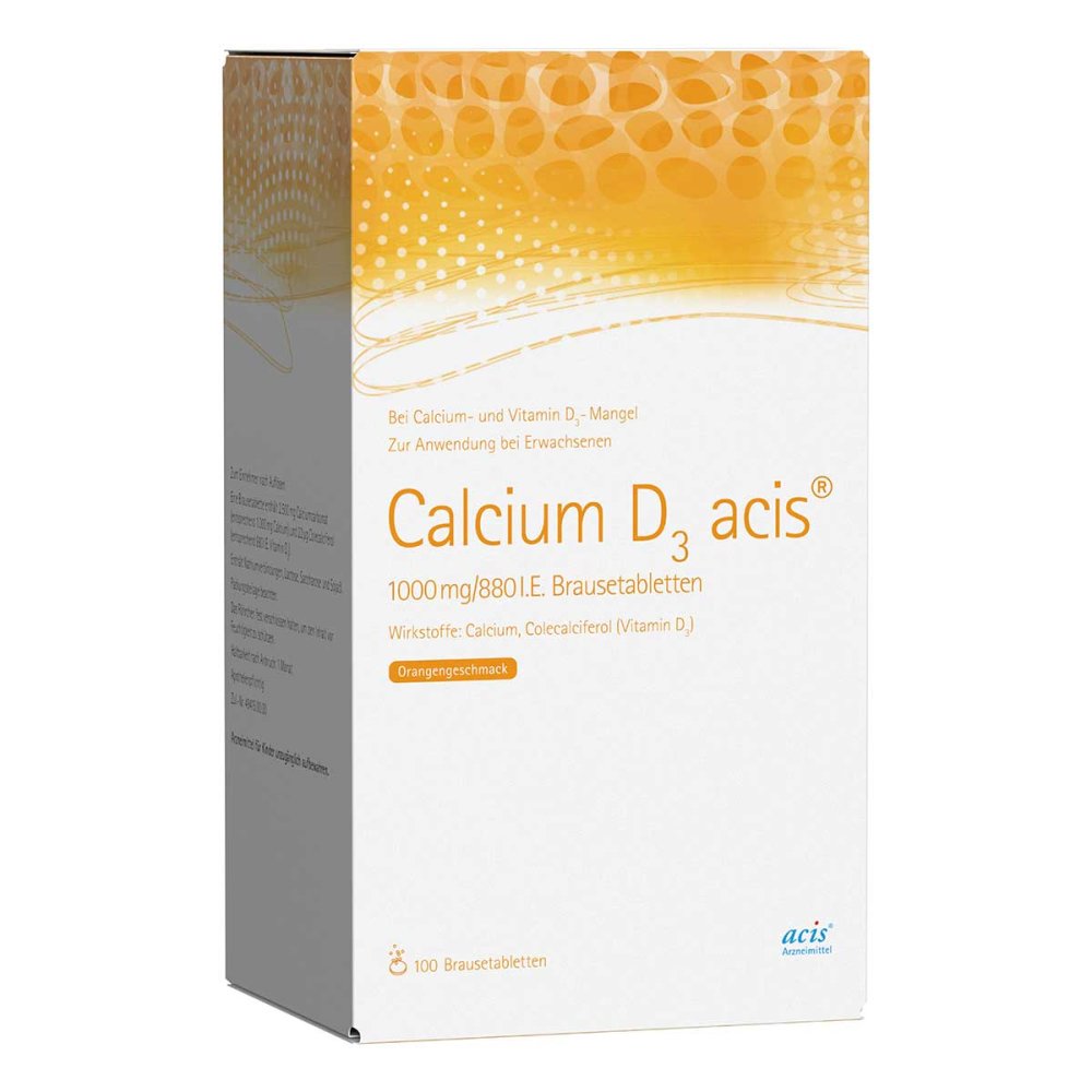 MIBE GmbH Arzneimittel Calcium D3 acis 1000mg/880 internationale Einheiten 02842720