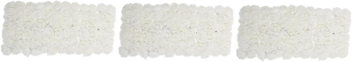 Nep Rozen Boeket Beige - 144 Stuks Kunstbloemen voor Bruiloft Decoratie