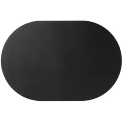 ASA Selection Tischset Leather Optic Fine 49,5x33cm Kunststoff Schwarz