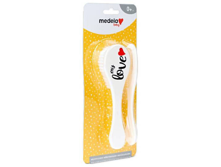Medela Baby Medela My Love Haarbürsten Set (Kunststoff)