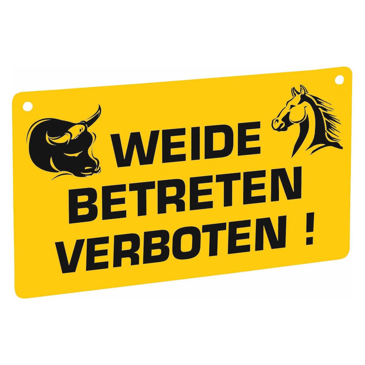 AKO Warnschild - Weide betreten verboten! (COR44628)