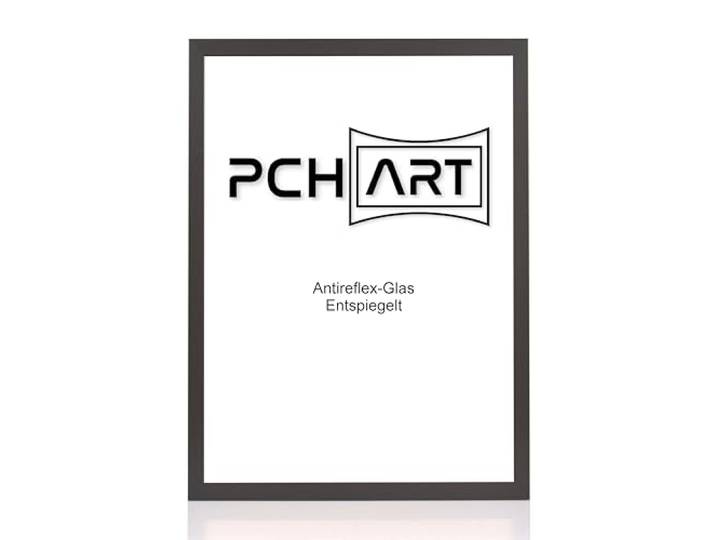 PCH[art] Cadre photo \ New Malmø - Anti-Reflex\ Couleur: Noir Taille: 55x65 Cadre élégant pour vos photos et motifs