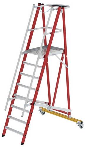 MUNK Günzburger Steigtechnik 036328 GFK/Alu Plattformleiter