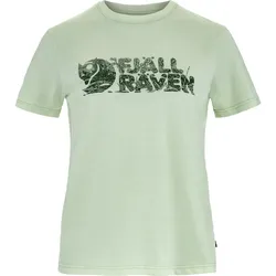 Fjällräven Lush Logo Damen T-Shirt soft-jade S
