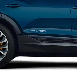 Audi e-tron Dekorfolie Audi Ringe florettsilber metallic 4KE064317Z7G