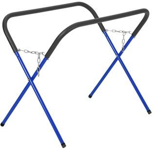 Garvee Heavy Duty Folding Work Stand – 750 lbs Capacity, Portable Steel Workbench, Rust Resistant, Adjustable Height