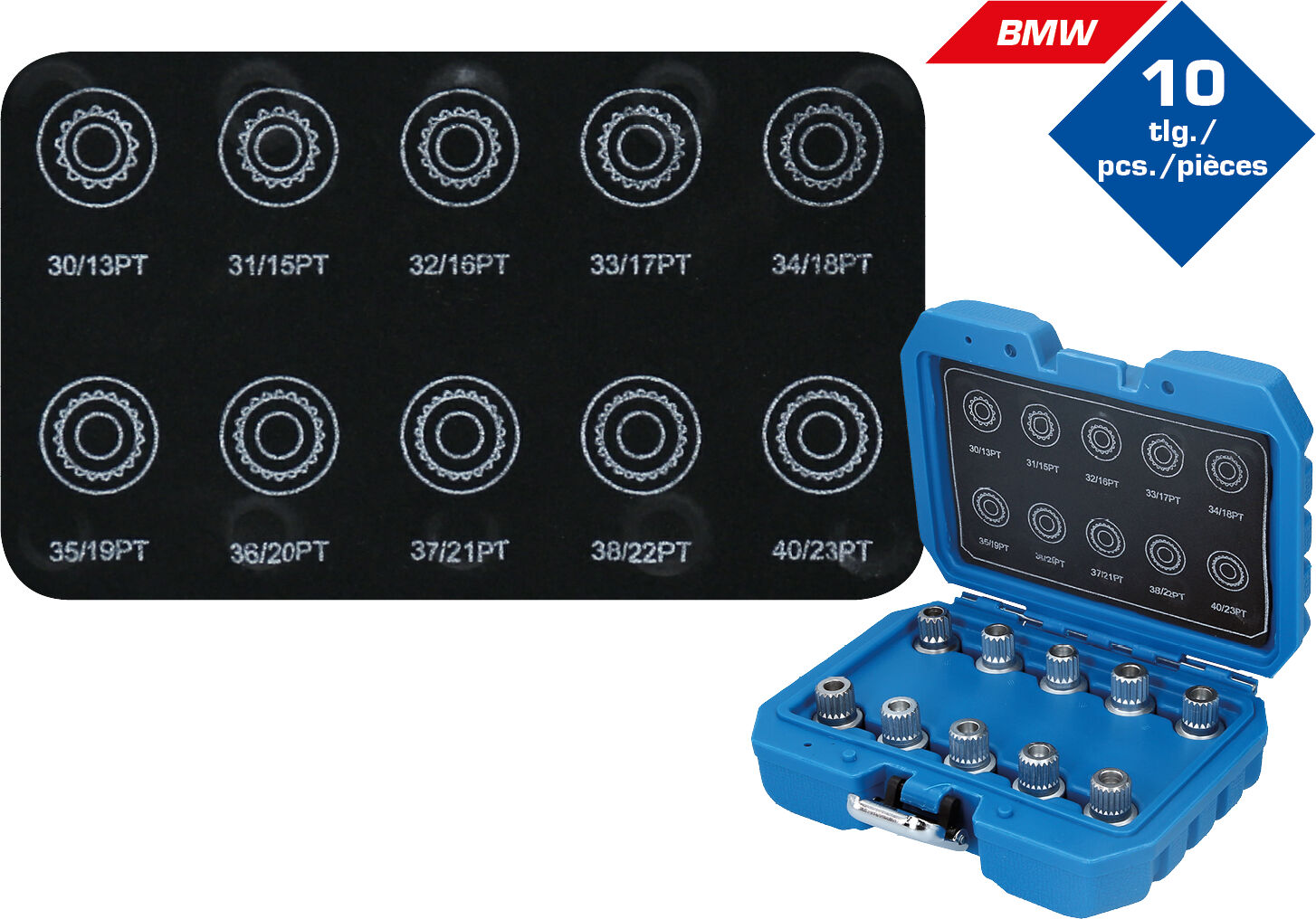 Brilliant Tools Felgenschloss-Sortiment Für Bmw, 10-Tlg Bt691290