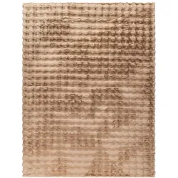 TT Home, Teppich, Wohnzimmer Teppich Langflor Wohnzimmerteppich Rauten Design Soft 3D Design (220 x 160 cm)