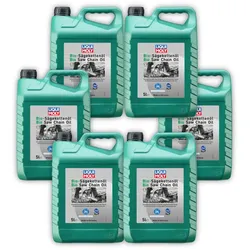 6x Kettenöl LIQUI MOLY 1281 Sägekettenöl BIO Motorsäge Kette Öl 5 Liter Kanister